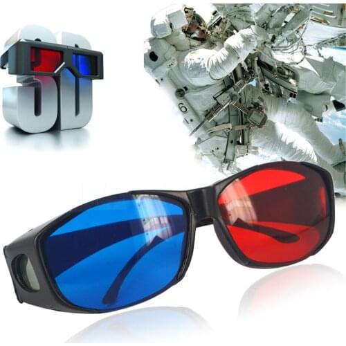 Hot sale 1Pcs Plastic Glasses Red Blue Red-blue glasses Cyan 3D Myopia & General VISION Game Stereo Movies Dimensional Anaglyph