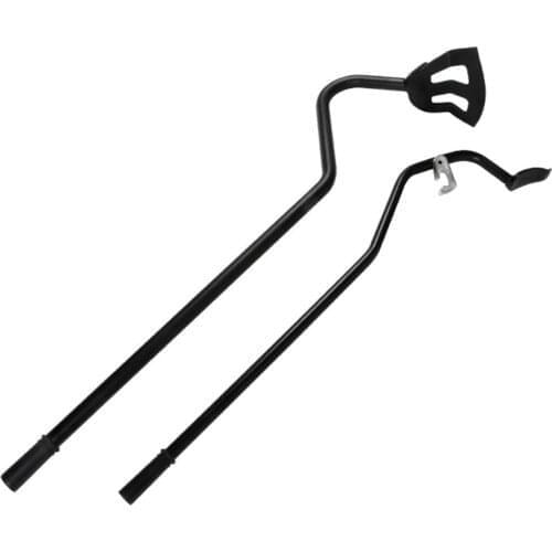 Semi truck tire changing hand mount demount tools