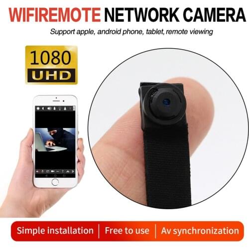 WiFi IP Mini Camera、HD DIY Portable Video Recorder、 P2P Wireless Micro Webcam Camcorder、 Night Vision Remote View support128g
