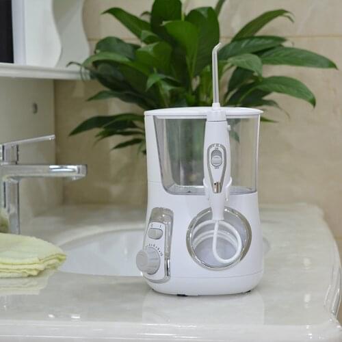 Waterpulse Oral Irrigator 5pcs Tips Dental Water Flosser Electric Cleaner 800ml Oral Hygiene Dental Flosser Water Flossing
