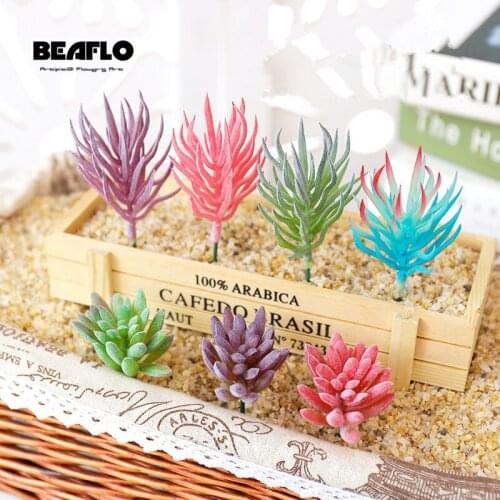 Artificial Succulents Decoration Grass Desert Artificial Plants Landscape Fake Plant Garden Home Wedding Decor