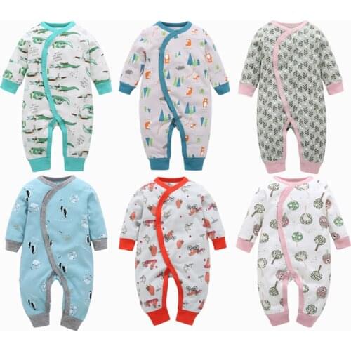 Babies Boys Clothing Jumpsuit Newborn Baby Girls Romper Infant Sleeper Pajama Long Sleeve 3-18 Months Clothes