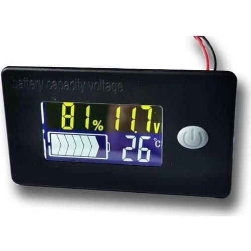 Multi-function Lead-Acid Lithium Battery Voltage Meter Portable Batteries Capacity Indicator Monitor Voltmeter