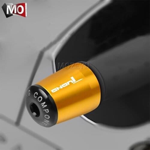 Motorcycle 22MM Handlebar Hand Grips Handle Bar End Cap For Aprilia TUONO V4R 11-16 TUONO V4 1100RR FACTORY 17-18 TUONO R 03-09