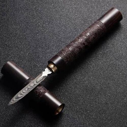Stainless Steel Tea Knife Dragon Phoenix Knife Chinese Kung Fu Tea Set Accessories Pry Tea Tool Teaware Needles Cones Crafts