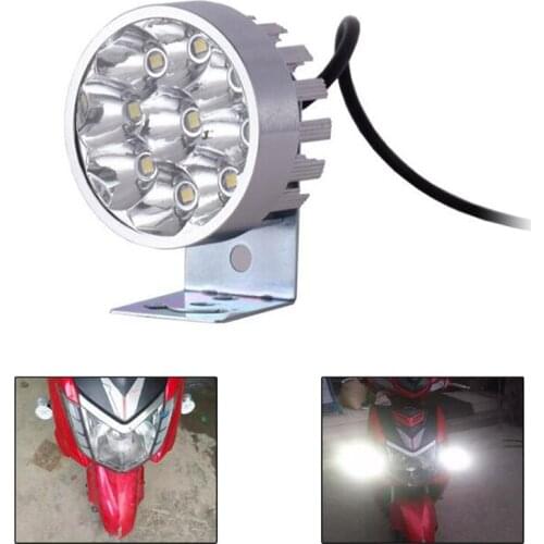 One Piece Led Light White Motorbike Headlamp Spot Lights Headlamp Led For Dc 12v Driving Spot Headlamp