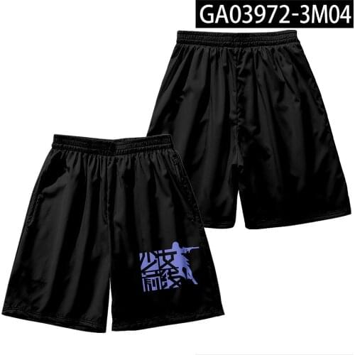 Game Girls Frontline Short Pants Mens Shorts Anime 3D Print Beach Shorts Harajuku Streetwear Boys Board Shorts Loose Panties