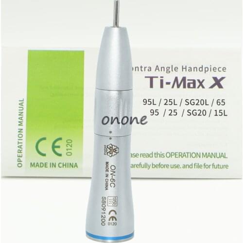 Dental Inner Water Spray Low Speed Handpiece Straight Nose Cone ONONE EX-6C Fit E Type Motor