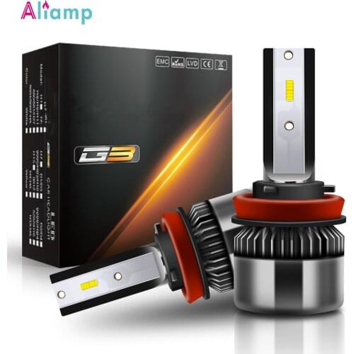 G3 Led H11 H8 H9 Car Headlight CSP ChipsDiode Bulb Universal Super Bright 360 Degree Lighting 110W/Set 6000K 10000LM 9V-32V 2PCS
