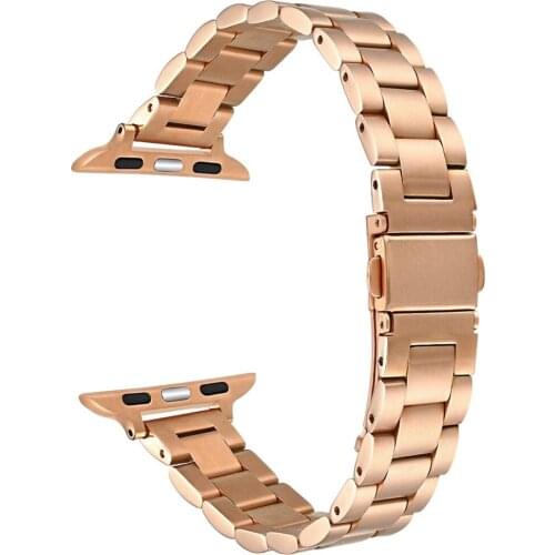 Slim Strap For Apple Watch Band 40mm 44mm Iwatch Band 42mm 38mm Stainless Steel Bracelet Correa Apple Watch Series 2 3 4 5 SE 6