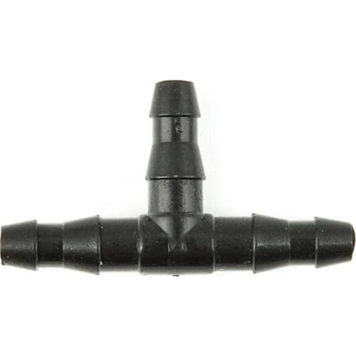 10pcs Sprinkler Irrigation Barb Tee Connector 1/4 Inch Hose Lawn For 4mm/7mm Watering Connector Connector Hose Garden Irrig T4B4