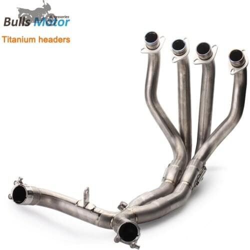 Racing Motorcycle Exhaust Titanium Exhaust Pipe for Kawasaki Z1000 Moto Z1000SX 2019 Headers Dual Outlet Manifold Downpipe
