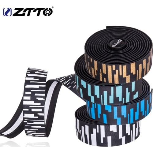 ZTTO Road Bike bar Tape Soft EVA PU Bicycle HandleBar Tape Professional Cycling Damping Anti-Vibration Wrap With 2 Bar Plug