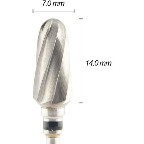 1Pcs/Lot Tungsten Carbide Dental Lab Burs - Cross Cut - Super Fine - ISO 190