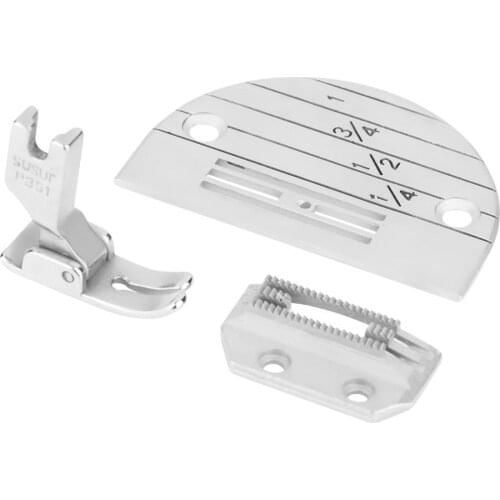 3PCS Industrial Sewing Machine Accessories Needle Plate Attachment Spare Part Sewing Presser Foot Kit Set Drop Shipping