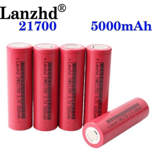 1-8Pcs NEW 5C battery 21700 Rechargeable Battery 5000mAh li ion Batteries 3.7V for Electric cars