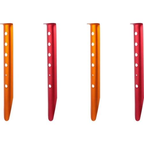 23cm 31cm Aluminum Tent Nail Tent Stakes Snow Peg Sand Peg for Outdoor Camping Hiking Beach Tent Accessories