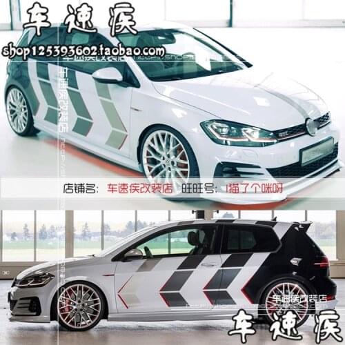 Car stickers FOR Volkswagen Golf 8 Scirocco POLO Golf 7 Personalized customized exterior sports decals