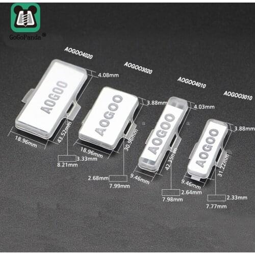 Free Shipping 100PCS Cable Marker Environmental Flame Retardant Plastic Waterproof Transparent 3010 3020 4010 4020