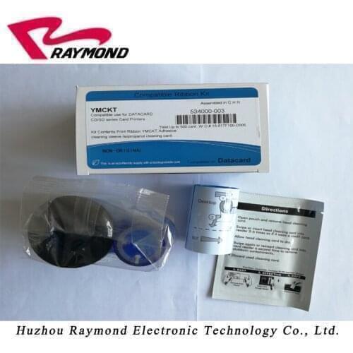 Compatible datacard printetr ribbon 534000-003 YMCKT color ribbon kit for SD260 and SP55 series card printer