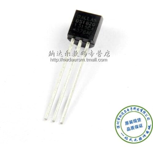 10PCS DS18S20 DS1820 DS18B20 DS1233-10 DS1233-05 TO-92 temperature sensor imported from non-domestic