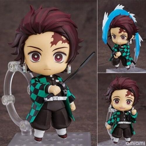 Demon Slayer: Kimetsu no Yaiba Kamado Tanjirou 1193# Nezuko Movable Q Version Anime PVC Action Figure Collection Model Toys Gift
