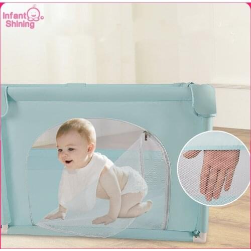 Infant Shining Baby Ball Pool Playpens for Kids Baby Play Fence Childrens Tent Baby Safety Barriers for 0-6 Y Children Pool