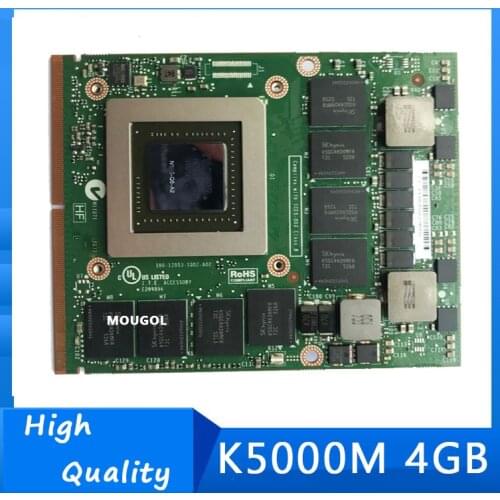 For HP ZBOOK 17 G2 DELL M6700 N14E-Q5-A2 K5000M k 5000m 4GB GDDR5 MXM 3.0 Video Graphic cardtest 100