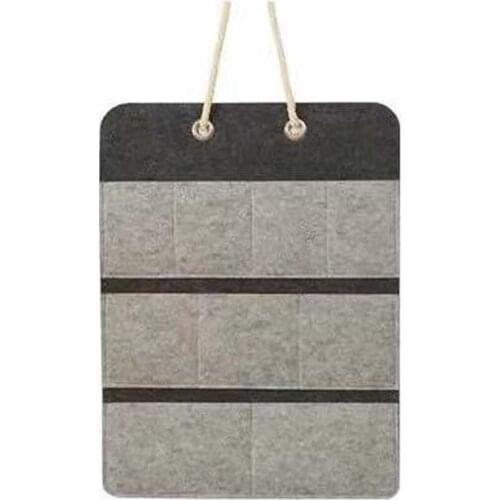 Felt Storage Hanging Bag Phone Magazines Tablets Remotes Wall Hanging Organizer Living Hanging Sundry Storage Bag