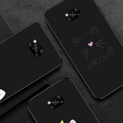 Ins pink cute cat meow Phone Case For Huawei P40 P20 P30 Mate 40 20 10 Lite Pro Nova 5t P Smart 2019