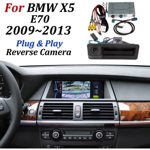 Rear Backup Camera For BMW X5 M E70 2010 2011 2012 2013 OEM Display Screen Upgrade Parking System Rearview Camera With Decoder