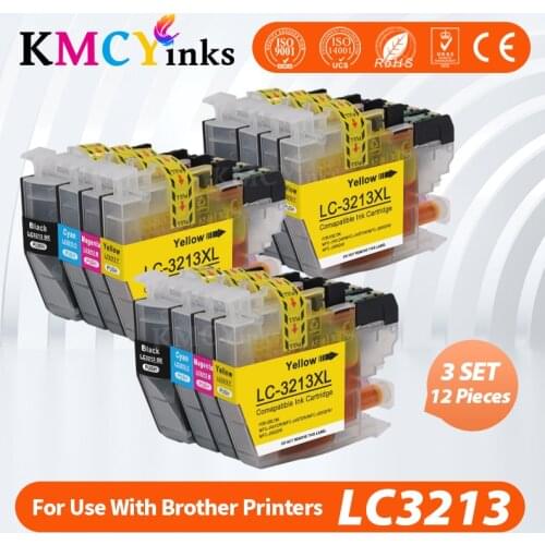 KMCYinks LC 3213 Compatible for LC3211 LC3213 Ink Cartridge For Brother DCP-J772DW DCP-J774DW MFC-J890DW MFC-J895DW Printers
