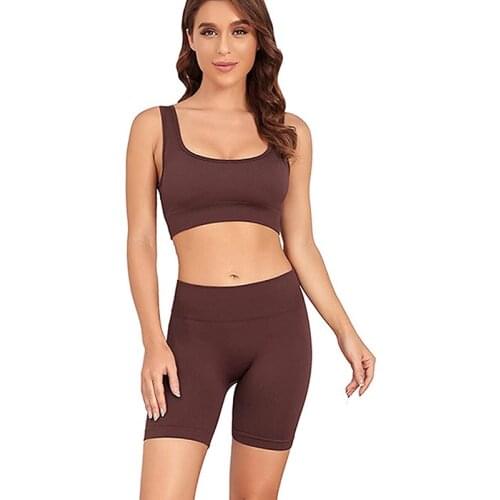 2 Piece Set Women Fitness Clothing Yoga Set Workout Clothes Athletic Wear Sports Bra Gym Legging Fitness Bra Top Yoga Suitbra