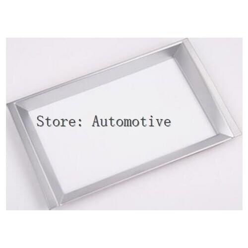 ABS Matte Chrome Navigation Screen Decoration Trim Sticker For Land Rover Discovery 4 2010-2016 Accessories