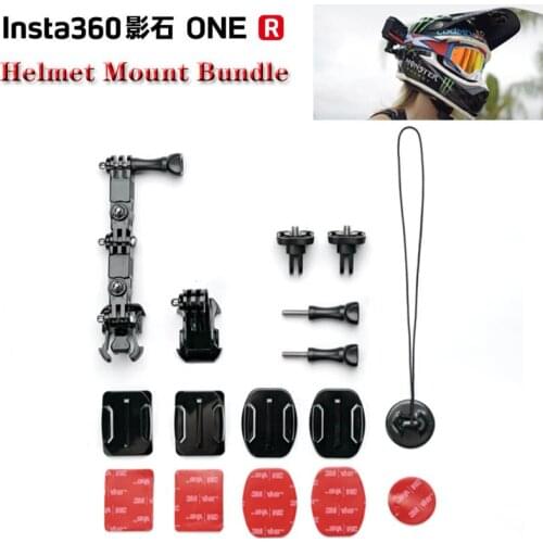 INSTA360 ONE X2/ONE R/ONE Helmet Mount Bundle for INSTA360 Action Camera Original Accessories