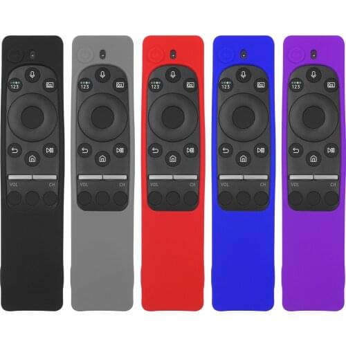 Soft Silicone Cover For BN59 Series Remote Control, Shockproof Non-slip Dustproof TV Remote Protective Case Shell with Lanyard