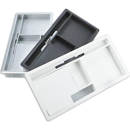 Desk Wire Hole Cover Cable Computer Table Cable Outlet Port Surface Line Box hone Storage finishing line pen small component