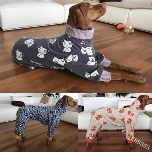 Pet Clothes Dog Warm Clothes High Collar Printing Soft Comfortable Four-Legged Pet Jumpsuit for dogs clothes for small dogs