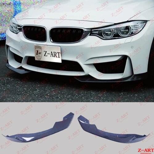 Z-ART carbon fiber front lip for BMW M3 M4 2013-2018 carbon fiber front splitter for BMW F80 F82 F83 front flap