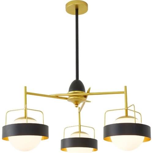 Industrial style 1/3heads pendant lamps living room creative restaurants bedroom villas designer pendant light ZA8143