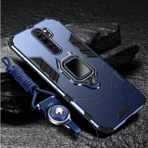For Xiaomi Redmi 9 Case Hard With Stand Ring Armor shockproof protective Back Cover Case for xiaomi redmi 9 redmi9 phone shell