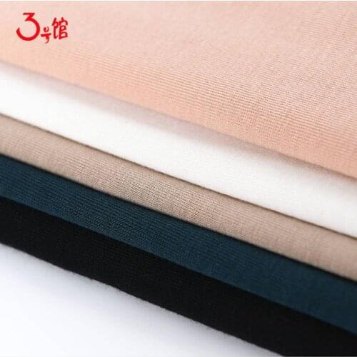 High Quality Viscose Spandex Fabric Not See Through For Sewing t Shirt Or Dress 50x160cm/Piece KA0466
