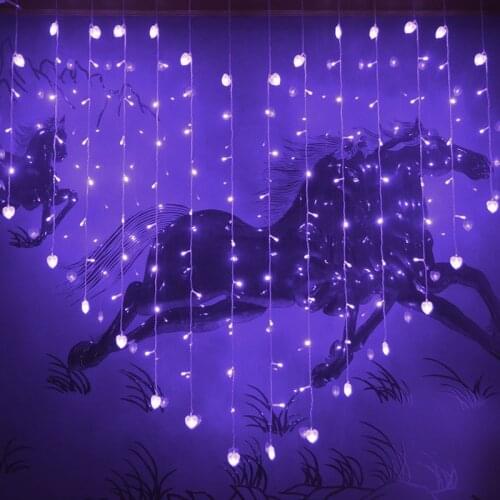 200x150cm Elegant Wedding Backdrops With LED Lights Loving Heart Royal Blue Wedding Decoration Centerpieces Tree Crystal