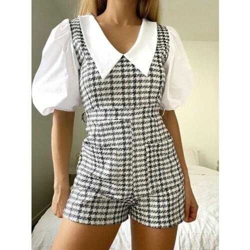 2021 new womens clothing early spring design sense niche French retro jumpsuit small fragrance dress