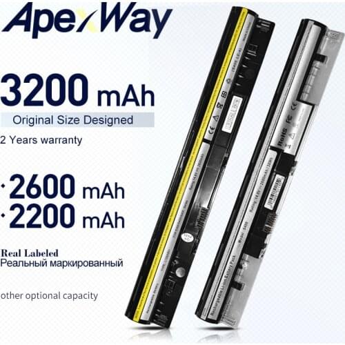 14.8V Laptop Battery 4ICR17/65 L12S4L01 for Lenovo IdeaPad S300 S310 S400 S400u S410 S415 Flex 14 15D I1000I I1000-ISE 3200mAh