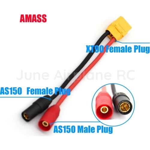 Amass XT90 Turn XT60 AS150 XT150 Male Female Bullet Connector anti spark For RC DIY FPV Quadcopter brushless motor