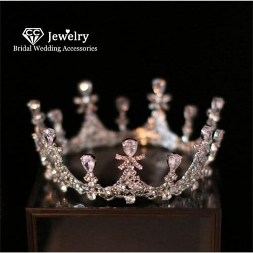 CC Crown Accessories for Women Wedding Bride Headdress Engagement Hair Ornaments Luxury Jewelry Princess Headpiece Gift FO29