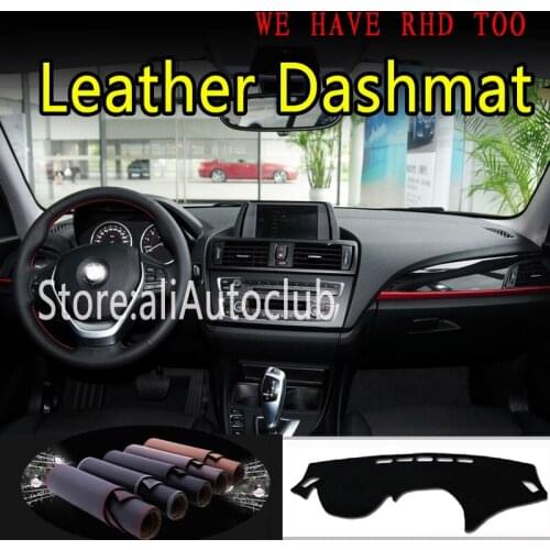 For BMW 1 Series F20 F21 116I 118I 120I 125I 135I 2011 - 2018Leather Dashmat Dashboard Cover Dash Mat Carpet Car Styling auto