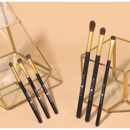 Lucky-Beauty Foundation Cosmetic Brushes Kabuki Face Nose Brushes Concealer Foundation Eyebrow Eyeliner Blush Powder Makeup Tool