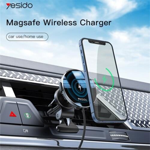 Yesido 10W Wireless Car Charger for IPhone 11 Pro Samsaung S9 Fast Wireless Charging Intelligent touch Sensor Wireless Charger